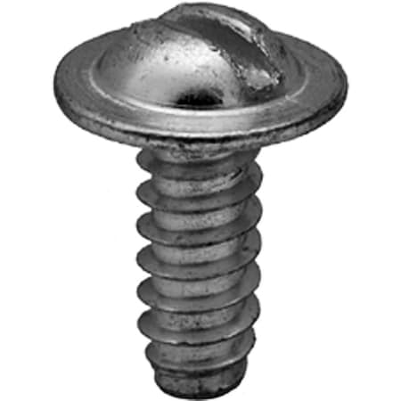 Auveco 1/4 X 5/8 SLTD. RD.WA.HD.B SCREW ZINC, 100PK 8249